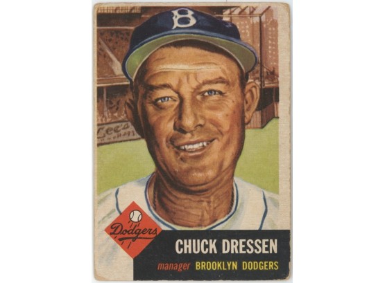 1953 Topps Chuck Dressen