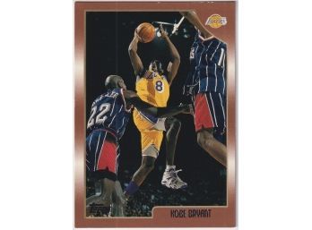 1998 Topps Kobe Bryant Second Year Card