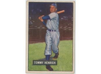 1951 Bowman Tommy Henrich