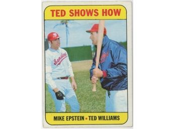 1969 Topps Ted Shows How - Mike Epstein & Ted Williams