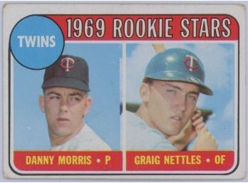 1969 Topps Rookie Stars - Danny Morris & Craig Nettles