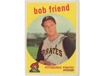 1959 Topps Bob Friend