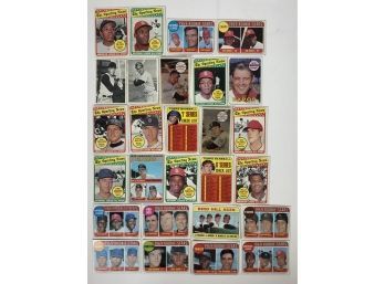 Large Lot Of 1969 Topps Baseball Cards