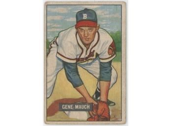 1951 Bowman Gene Mauch Rookie