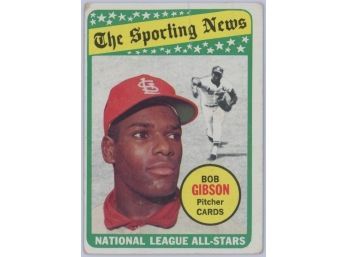 1969 Topps The Sporting News Bob Gibson NL All-Stars