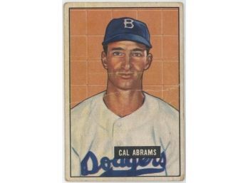 1951 Bowman Cal Abrams