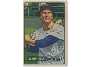 1951 Bowman Johnny Pesky