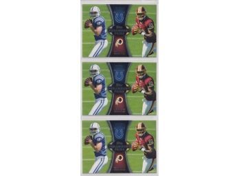 Lot Of (3) 2021 Topps Paramount Pairs Andrew Luck & Robert Griffin III