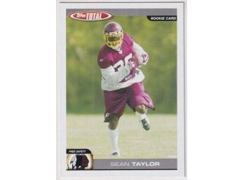 2004 Topps Total Sean Taylor Rookie