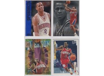 Lot Of (4) 1996-97 Allen Iverson Rookies