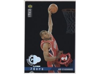 1995 Upper Deck Collector's Choice Player's Club Jerry Stackhouse Scouting Report