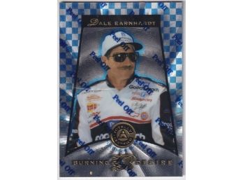 1997 Pinnacle Totally Certified Platinum Blue Burning Desire Dale Earnhardt #d 1471/1999 - Protective Coating