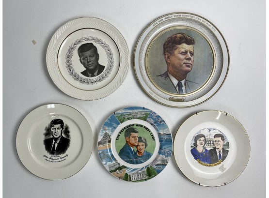 Collectible Plates Of Presidents Lot
