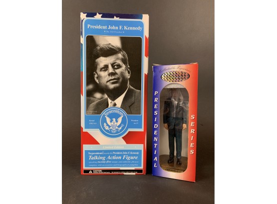 Kennedy Figures - Includes Talking JFK In Original Boxes