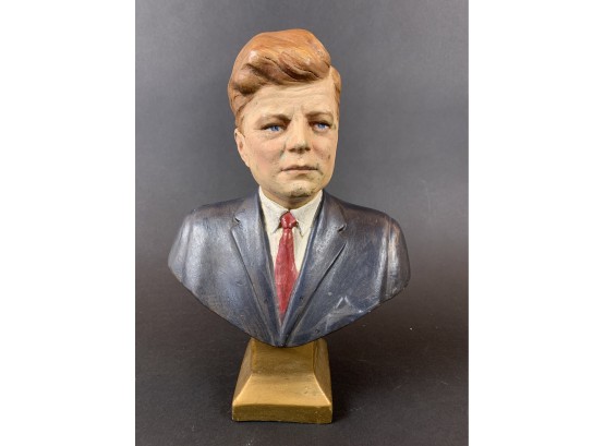 Vintage Kennedy Painted Bust