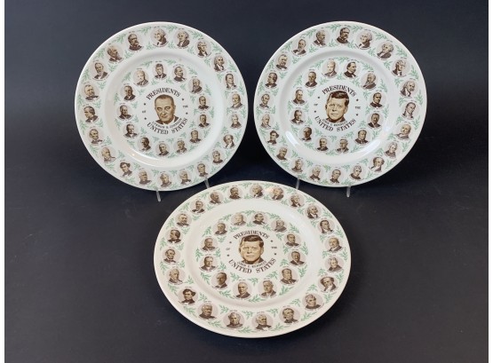 Presidential Collector Plates Lot