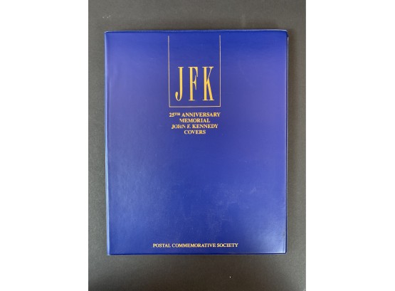 25th Anniversary Covers USPS Of JFK In Hardcover