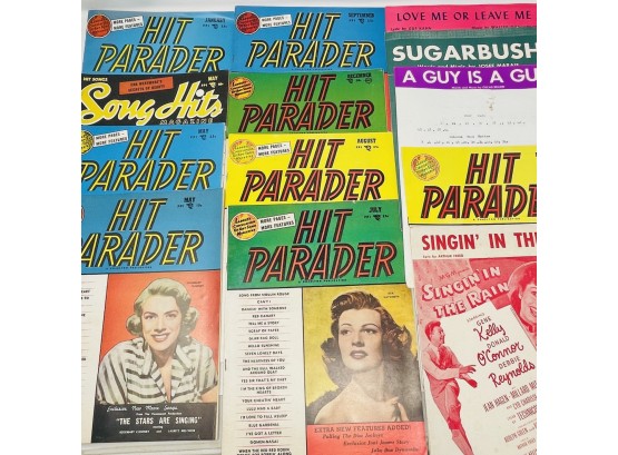 Collection Of Vintage Sheet Music