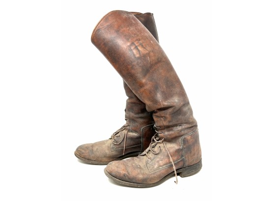 Antique Riding Boots For Display