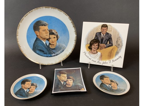 Collection Of Kennedy Family Plates