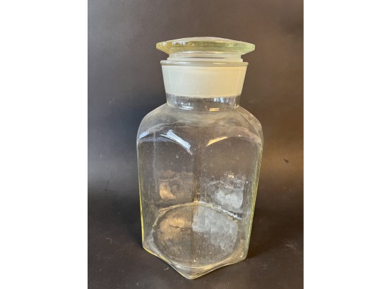 Vintage Glass Store Canister