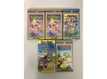 Collection Of Flintstones VHS Tapes