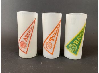 Vintage Collegiate Glasses / Barware