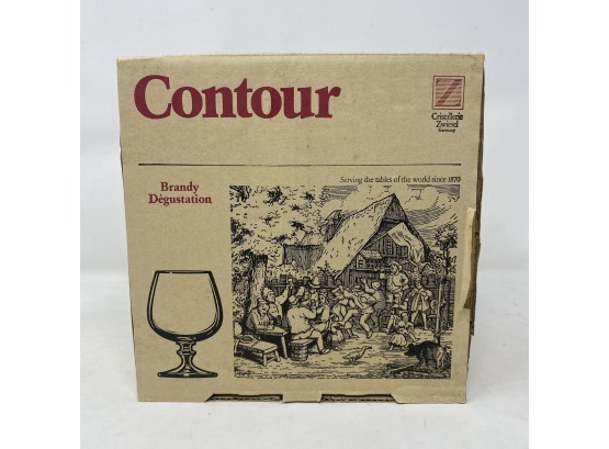 Box Of Brandy Glasses By Contour