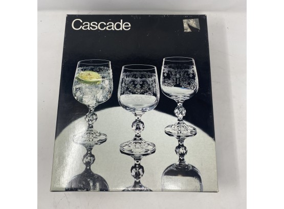 Box Of Vintage Glassware By Cascade