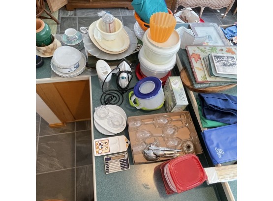 Gigantic Kitchenware And Accessory Lot - Perfect Start Up Kit For New Apartment Or Home! See Description