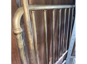 Vintage Brass Bed As Pictured For Repairs See Description