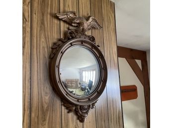 Vintage Mirror - Frame Is Made Of A Hard Plastic Or Composite Of Some Type