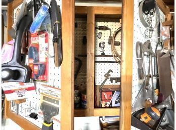 Contents Of Workroom Tool Cabinet - All Pictured - Cabinet Not Included See Description For Details