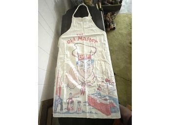 Vintage Apron 'The Old Master' Chef With Fun Graphics
