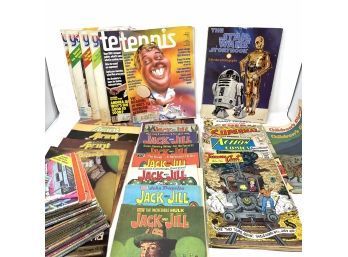 Collection Of Vintage Comic Books And Children's Magazines Including Superman, Star Wars And Sad Sack