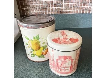Vintage Tin Canisters