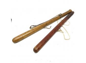 Vintage Wooden Billy Clubs