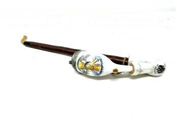 Antique Highly Decorated Czechoslovakian Pipe