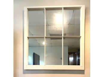Vintage Window-style Mirror