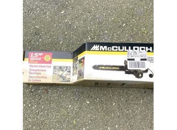 McCulloch Electric Chain Saw - Untested