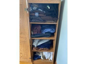 Contents Of Cabinet - Contents Only - Mens Clothing Sizes Xl - XXL