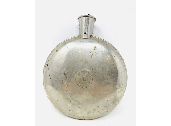 Vintage Sanitary Hot Water Bottle - Aluminum