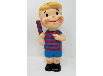 1950's Clark Candy Boy Advertising Figure Vinyl Squeeze Toy