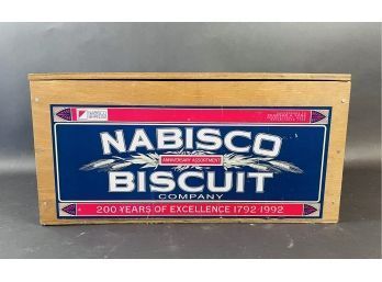 Nabisco Biscuit Crate With Checkerboard Top