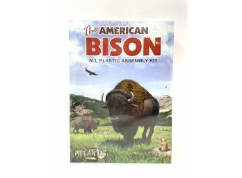 The American Bison All Plastic Assembly Kit - New