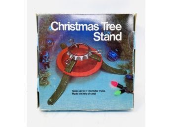 Vintage Christmas Tree Stand In Original Box