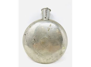 Vintage Sanitary Hot Water Bottle - Aluminum