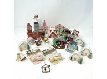 Large Lot Of Assorted Vintage Christmas