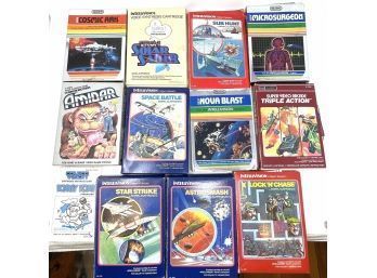 Large Lot Of Vintage Untested Atari Games As Pictured
