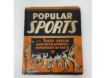 Vintage Popular Sports Hardcover Book
